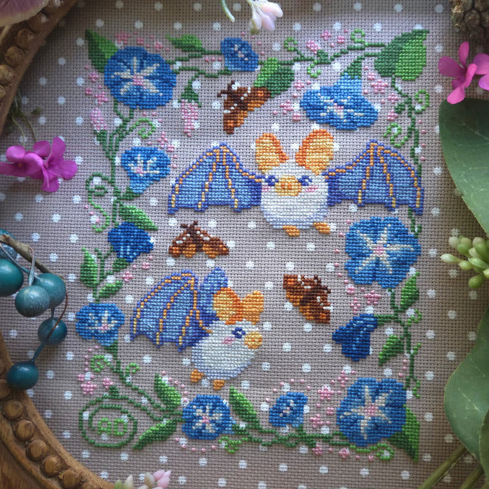 Ghost Bats Sampler by BAD Stitch - Preorder
