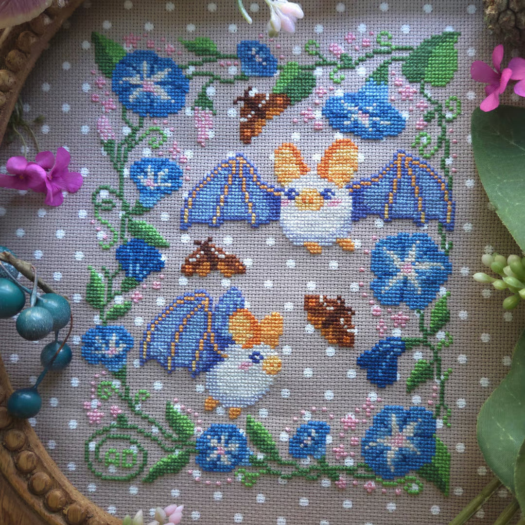 Ghost Bats Sampler by BAD Stitch - Preorder