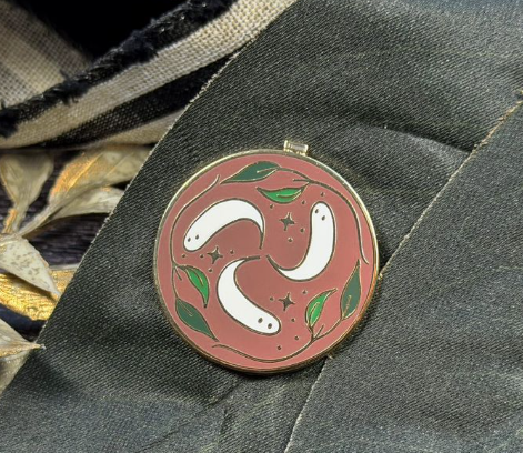 Ghost Hoop Needle Minder by The Stitch Crypt - Preorder