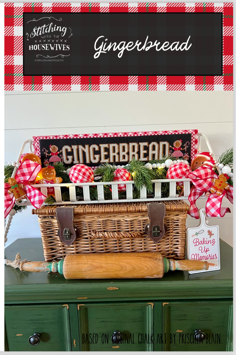 Gingerbread by Stitching with the Housewives