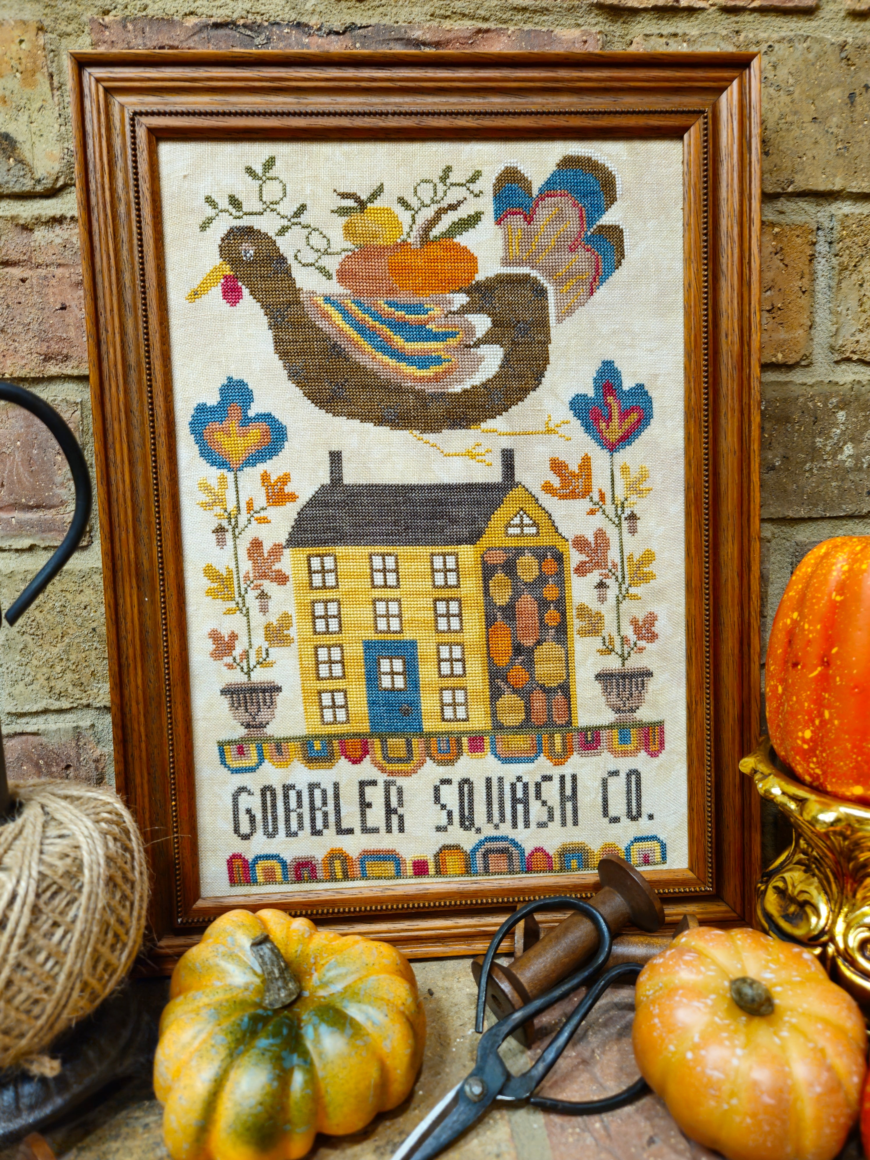 Gobbler Squash Co. by Quaint Rose Needlearts - Preorder