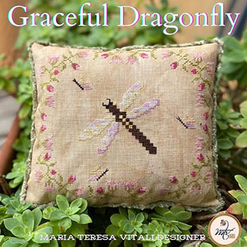 Graceful Dragonfly by MTV Cross Stitch Designs