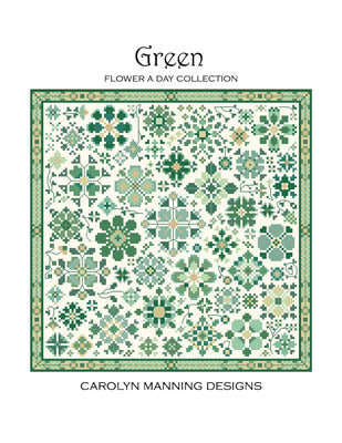 Green-Flower a Day Collection by Carolyn Manning Designs