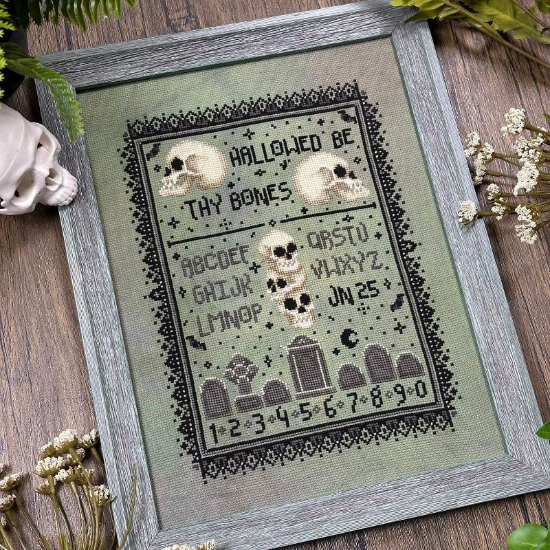 Hallowed Be Sampler by The Stitch Crypt