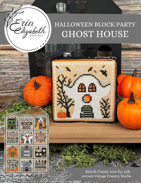 Halloween Block Party - Ghost House by Erin Elizabeth Designs