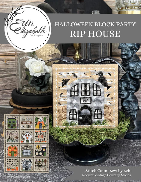 Halloween Block Party - RIP House by Erin Elizabeth Designs