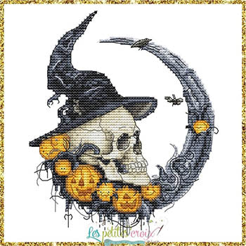 Halloween Moon by Les petites croix de Lucie