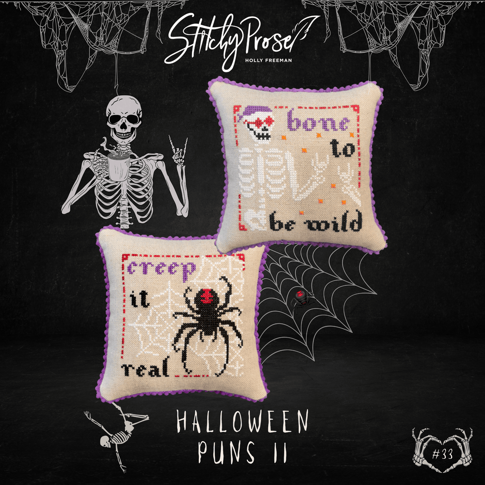 Halloween Puns II from Stitchy Prose