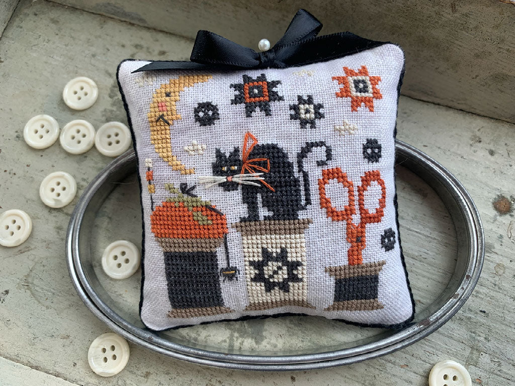 Halloween Spools Pinkeep by Stitches by Ethel - Preorder