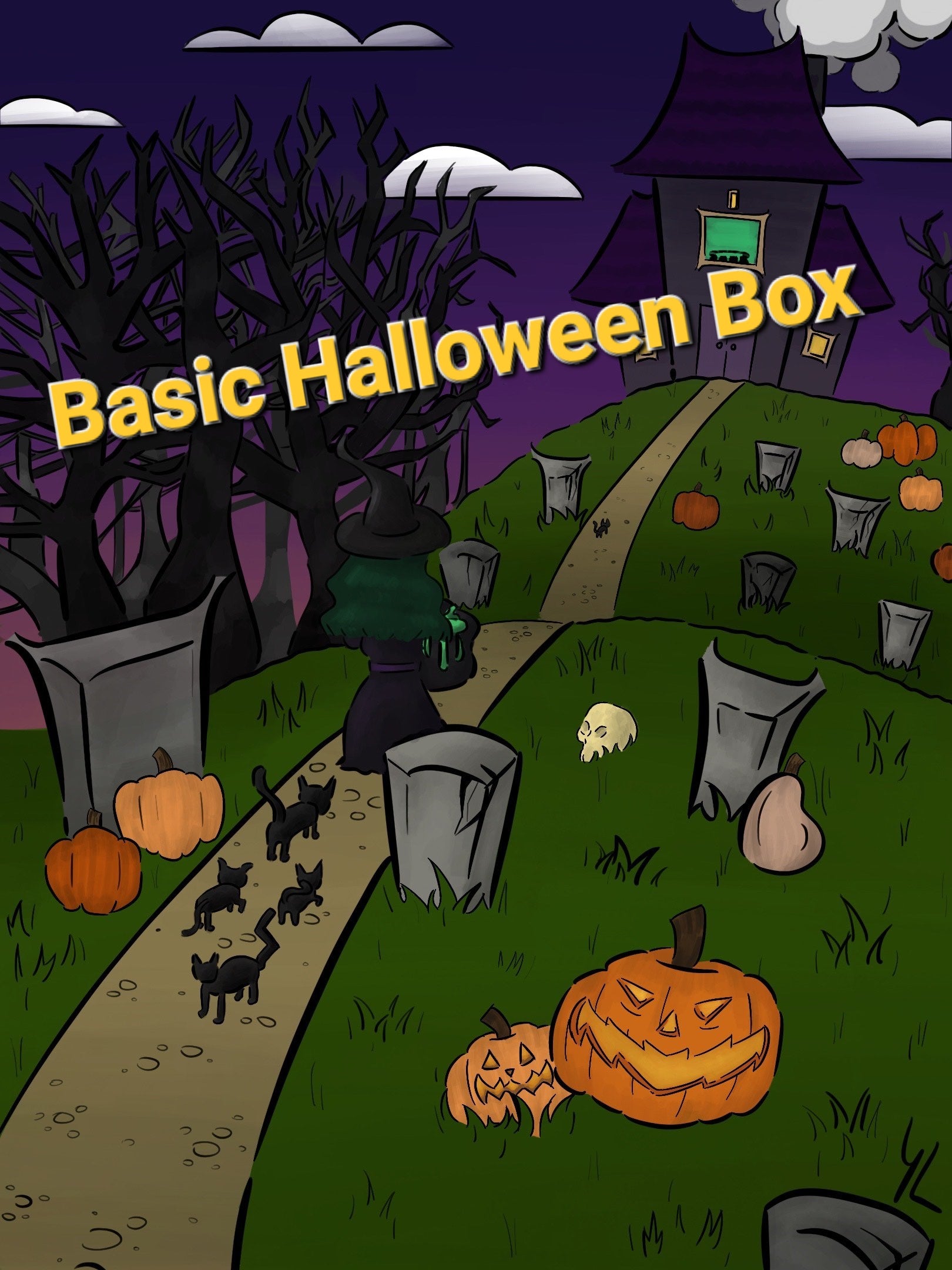Halloween Mystery Box Fabric & Silk