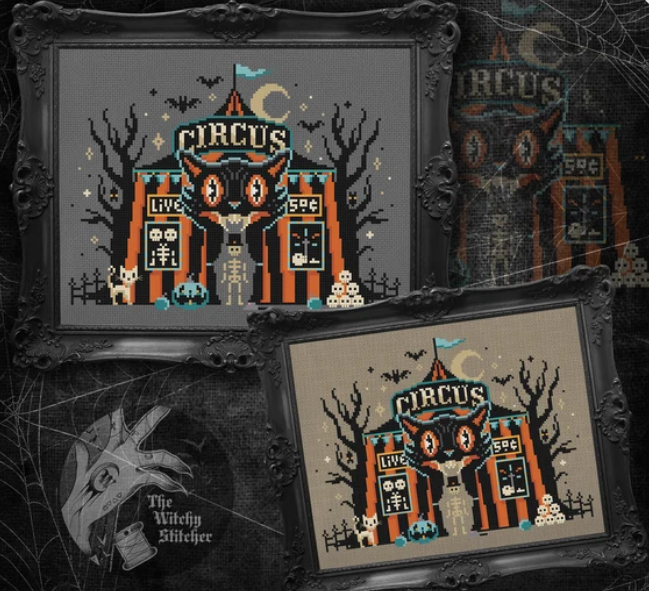 Vintage Halloween Big Top by The Witchy Stitcher - Preorder