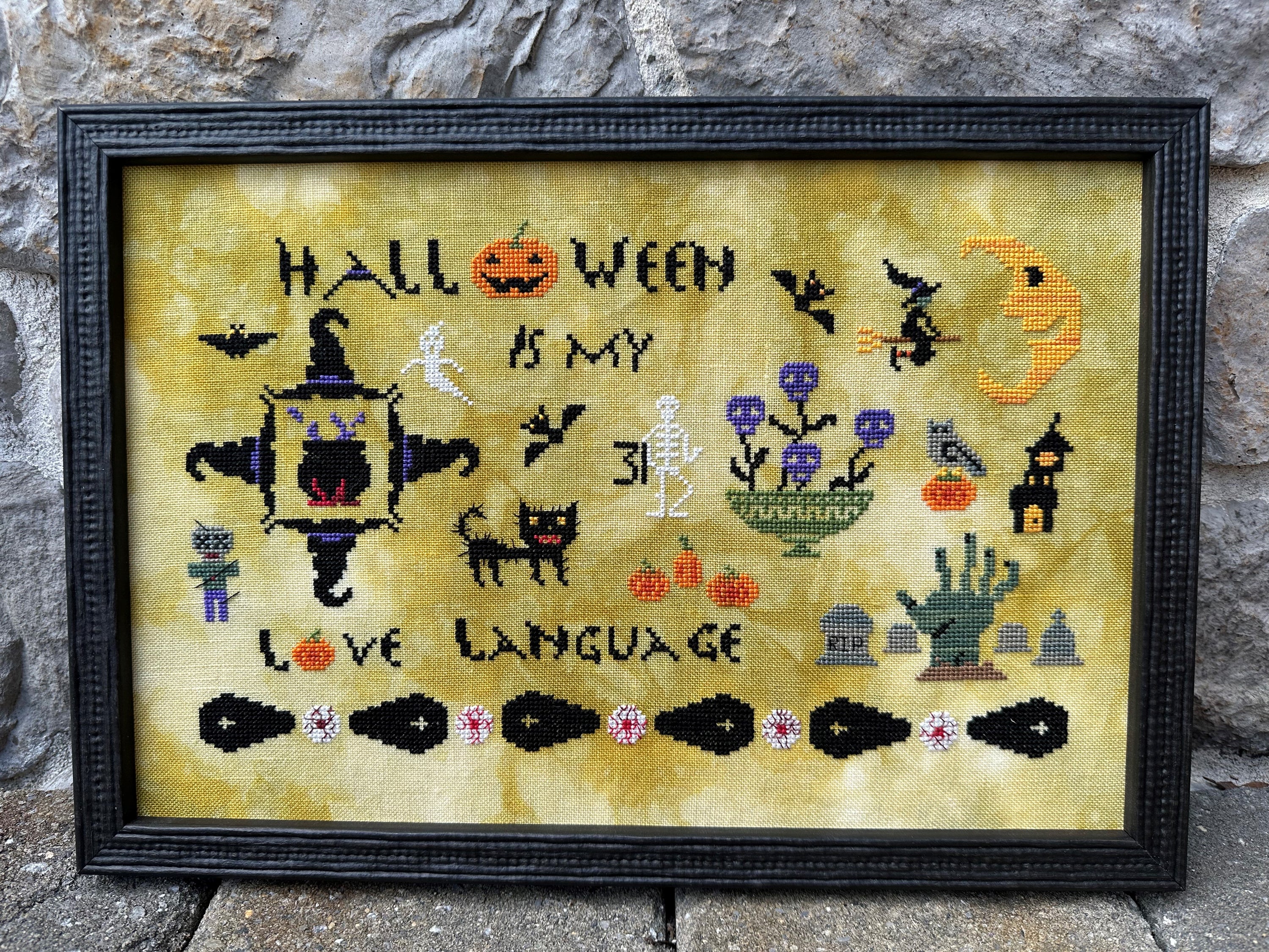 Halloween is My Love Language by Rebel Stitcher Designs