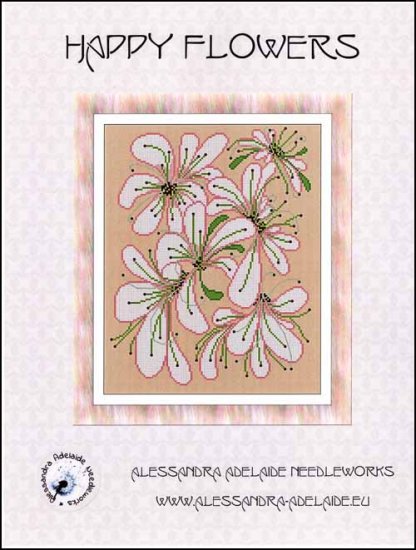 Happy Flowers by Alessandra Adelaide Needleworks