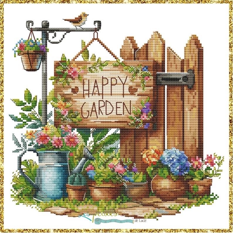 Happy Garden by Les petites croix de Lucie