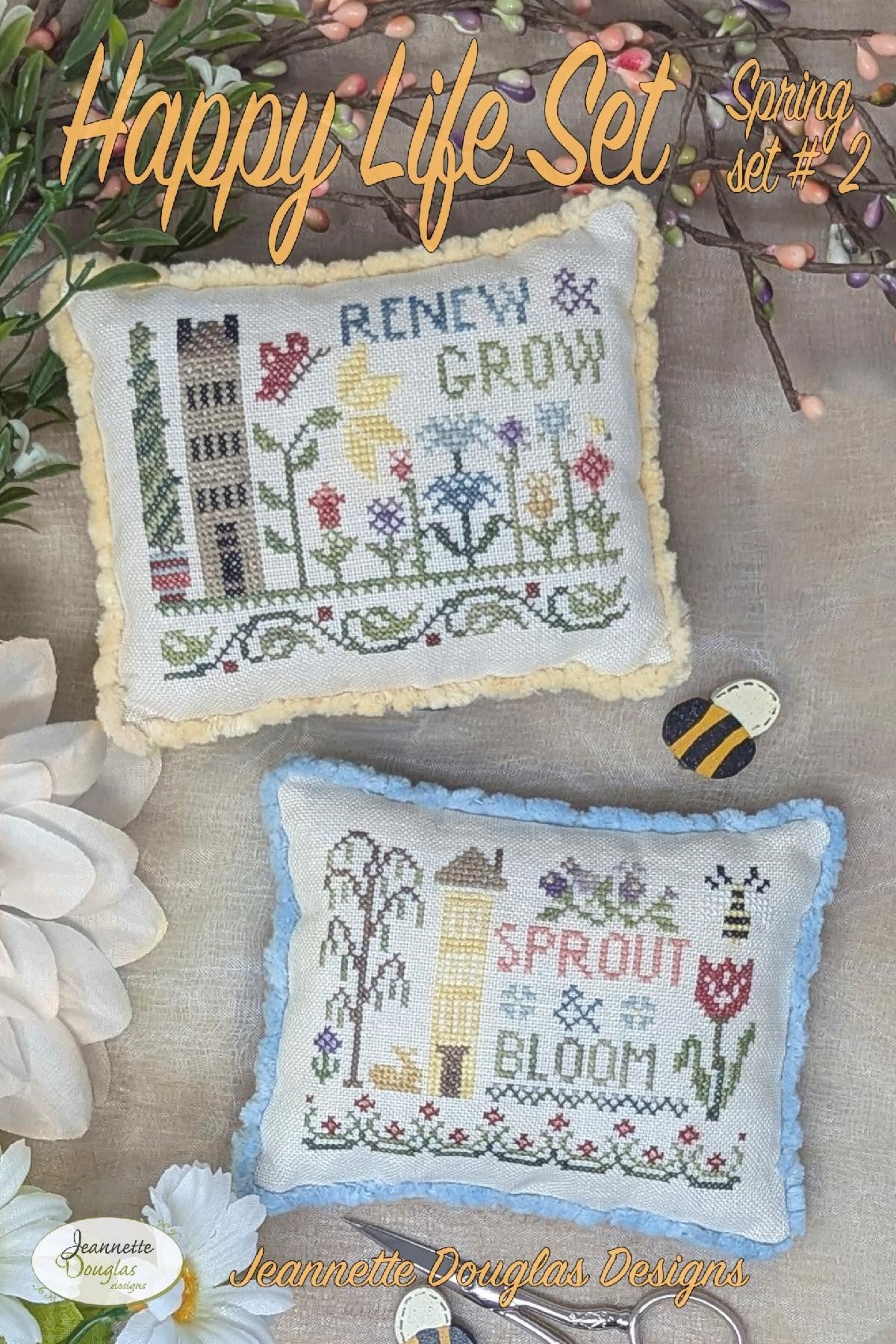 Happy Life Set 2 by Jeannette Douglas Designs