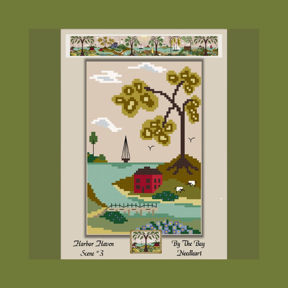 Harbor Haven Scene 3 by By The Bay Needleart