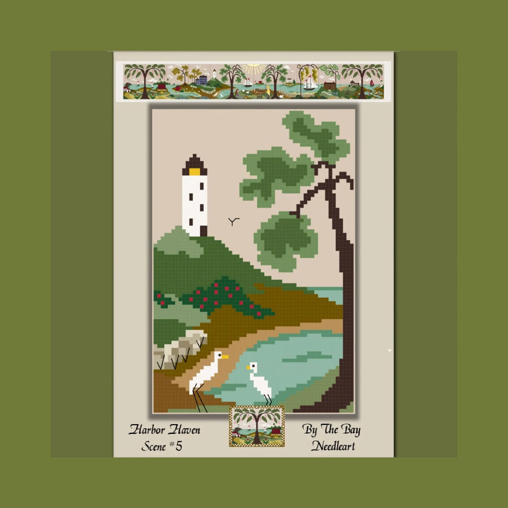 Harbor Haven Scene 5 by By The Bay Needleart