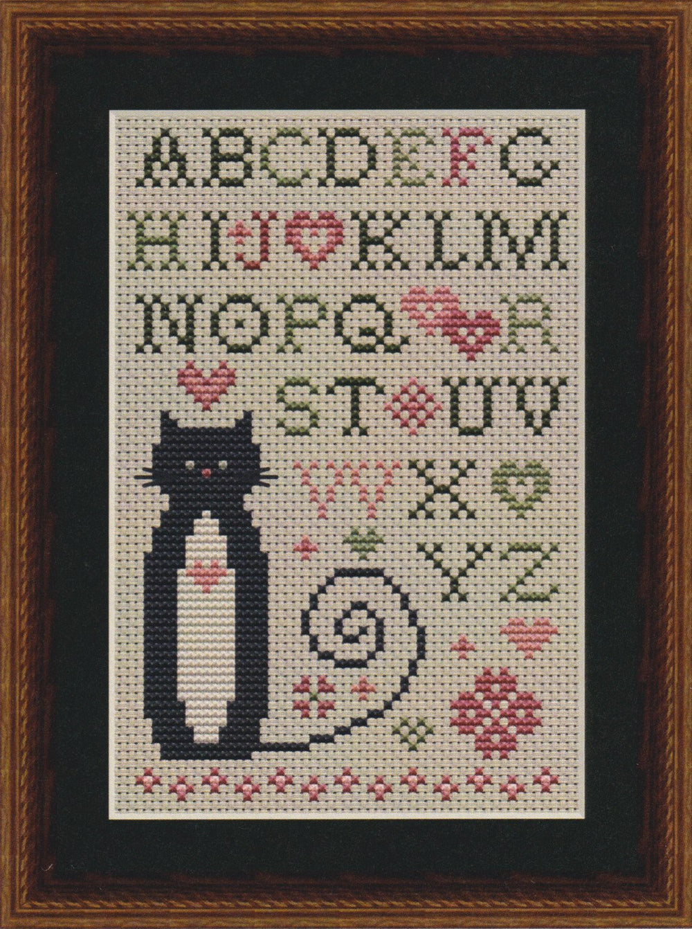 Heart Alphabet Cat by Happiness is Heart Made