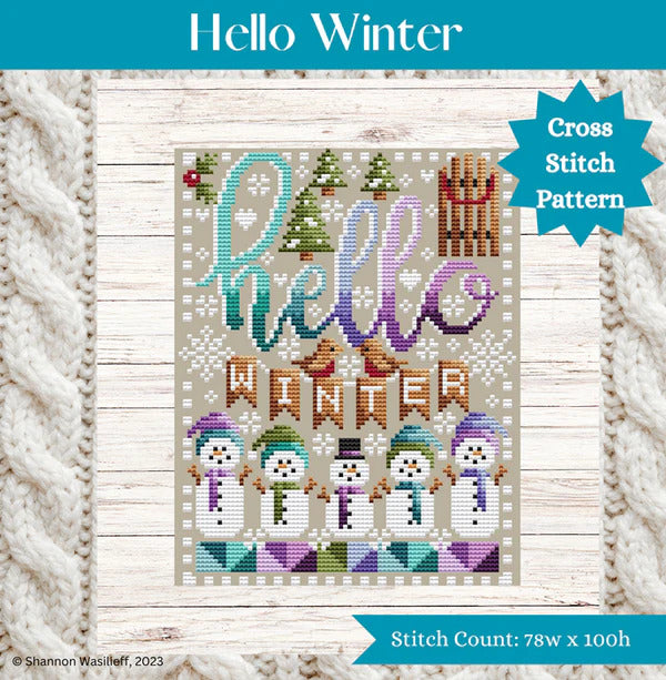 Hello Winter by Shannon Christine Designs