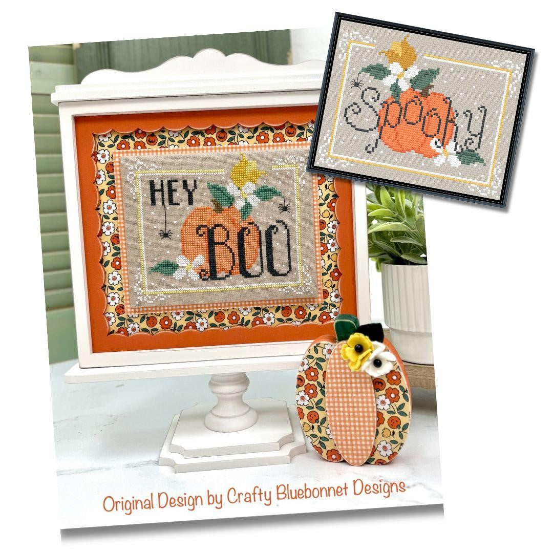 Hey Boo by Crafty Bluebonnet Designs
