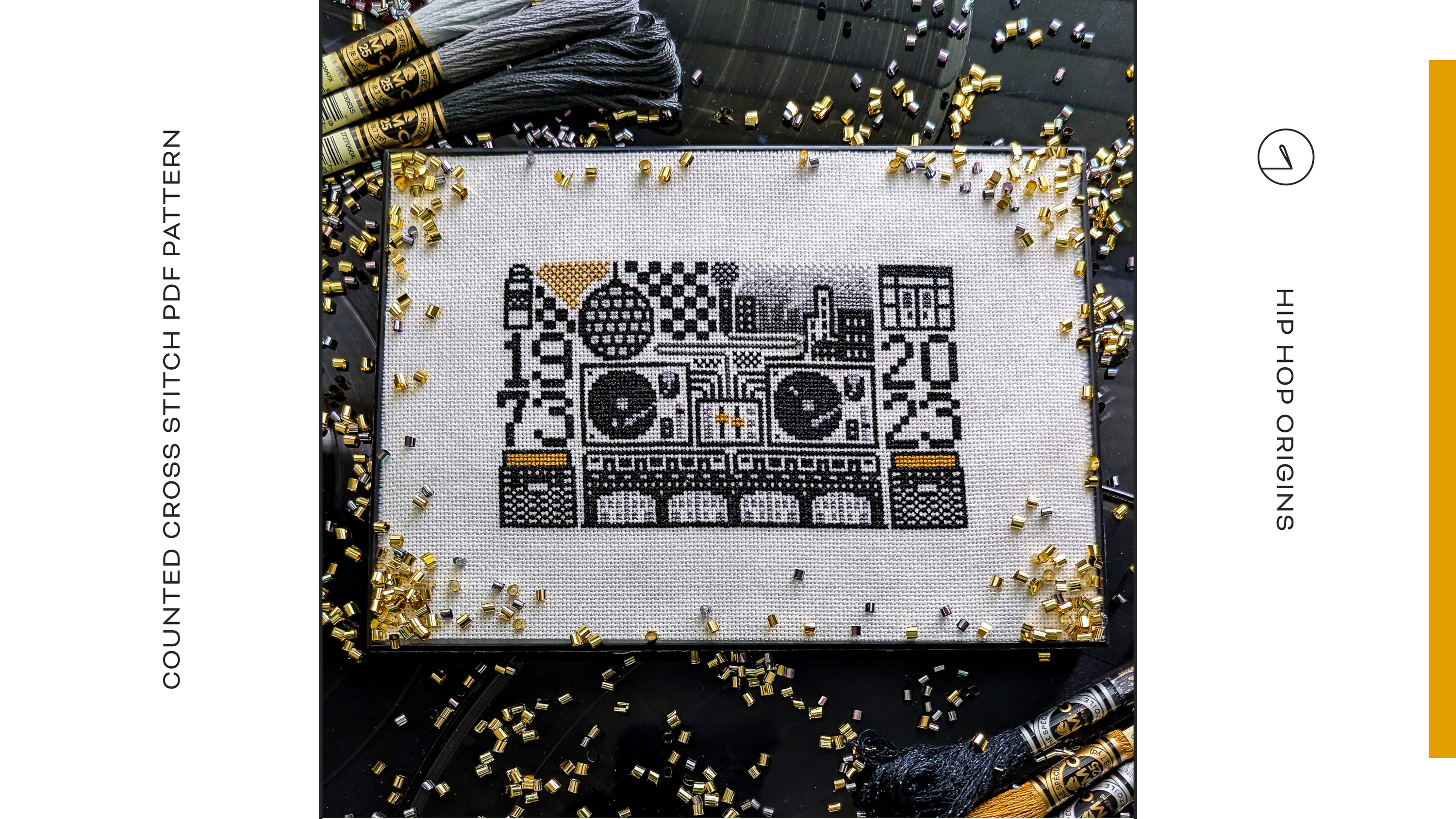 Hip Hop Origins by Shaded Stitchery