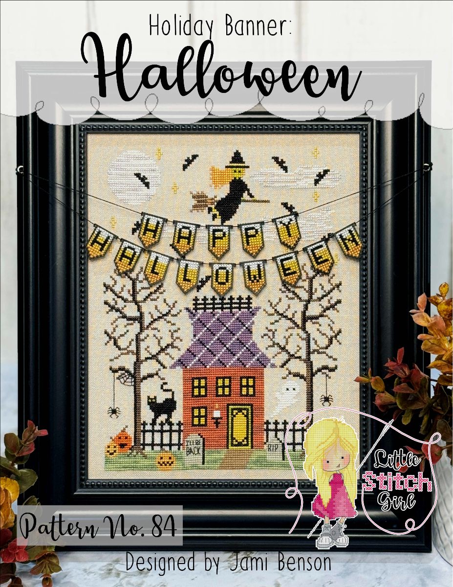 Holiday Banner: Halloween by Little Stitch Girl