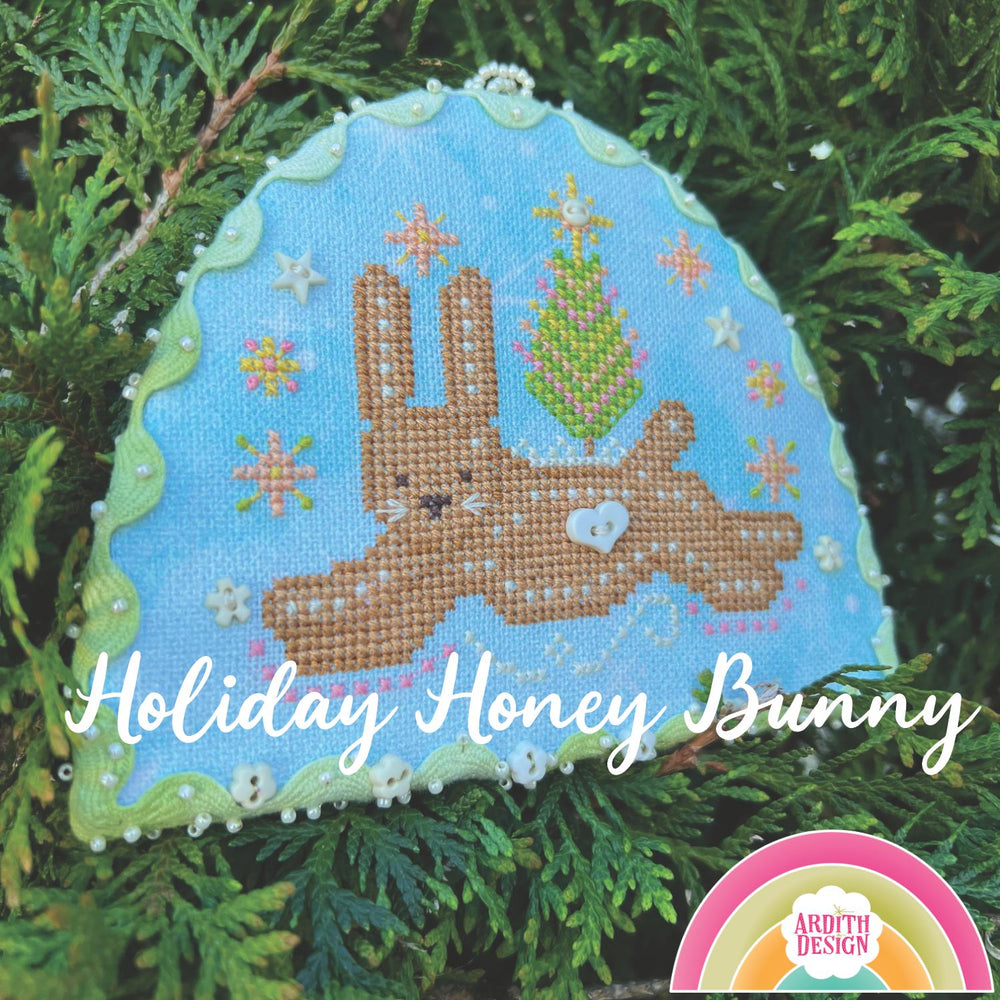 Holiday Honey Bunny - Ardith Design - Preorder - BeStitchMe