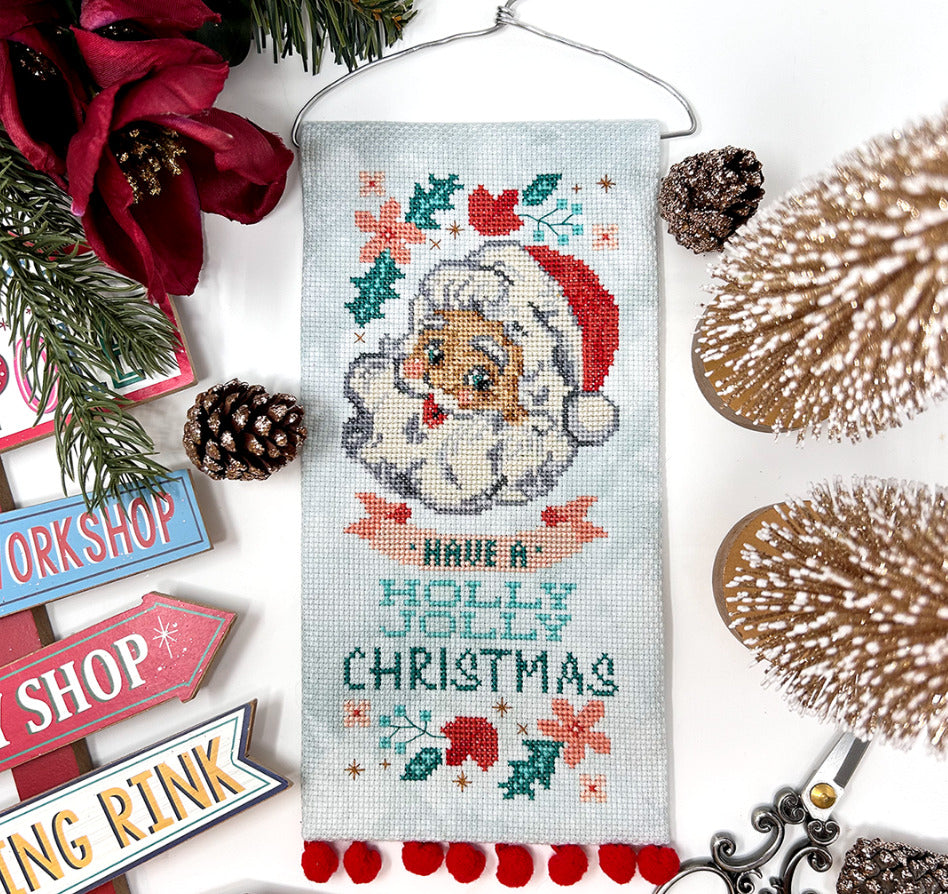 Holly Jolly Santa by tiny modernist