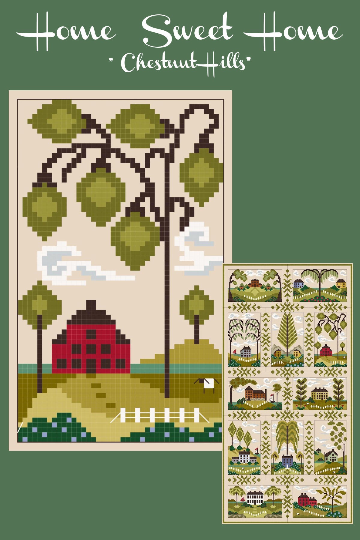 Home Sweet Home- Chestnut Hills by By The Bay Needleart