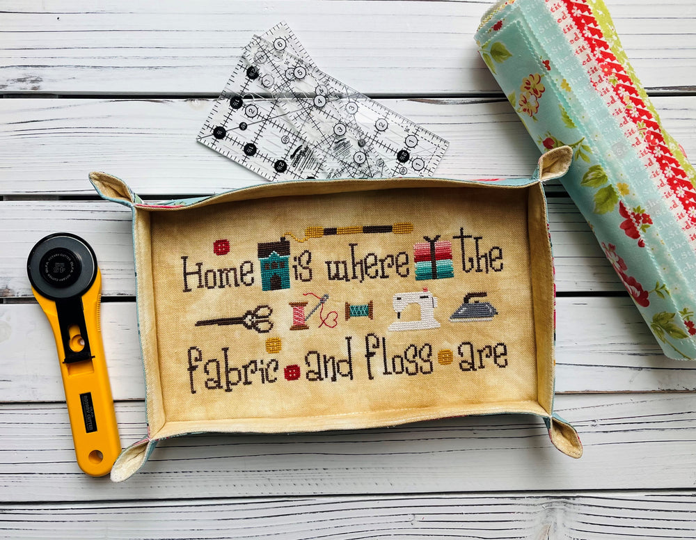 Home is Where the Fabric and Floss Are by New York Dreamer