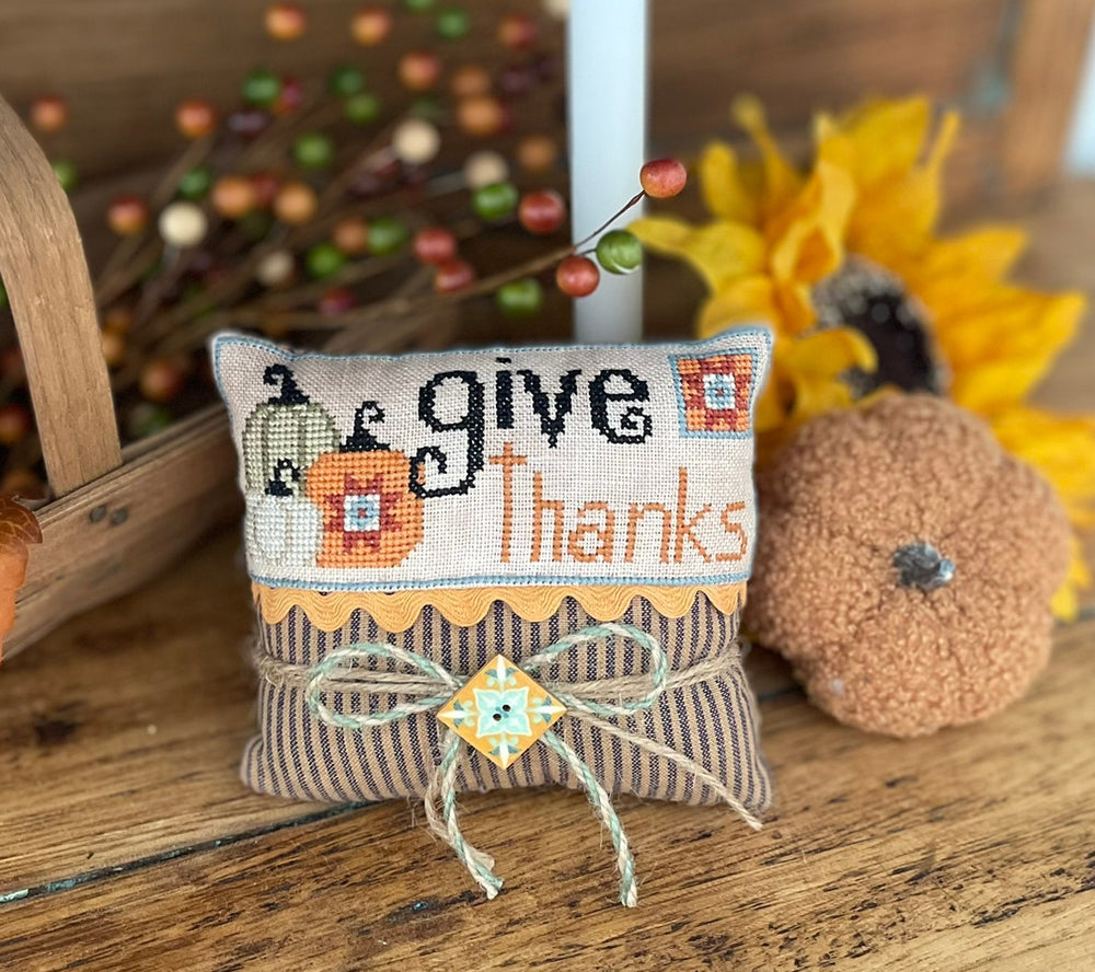 Home for Thanksgiving Pillow by Mani di Donna