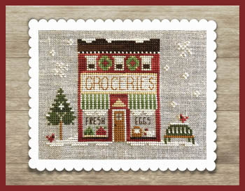 Hometown Holiday Grocery Store by Little House Needleworks