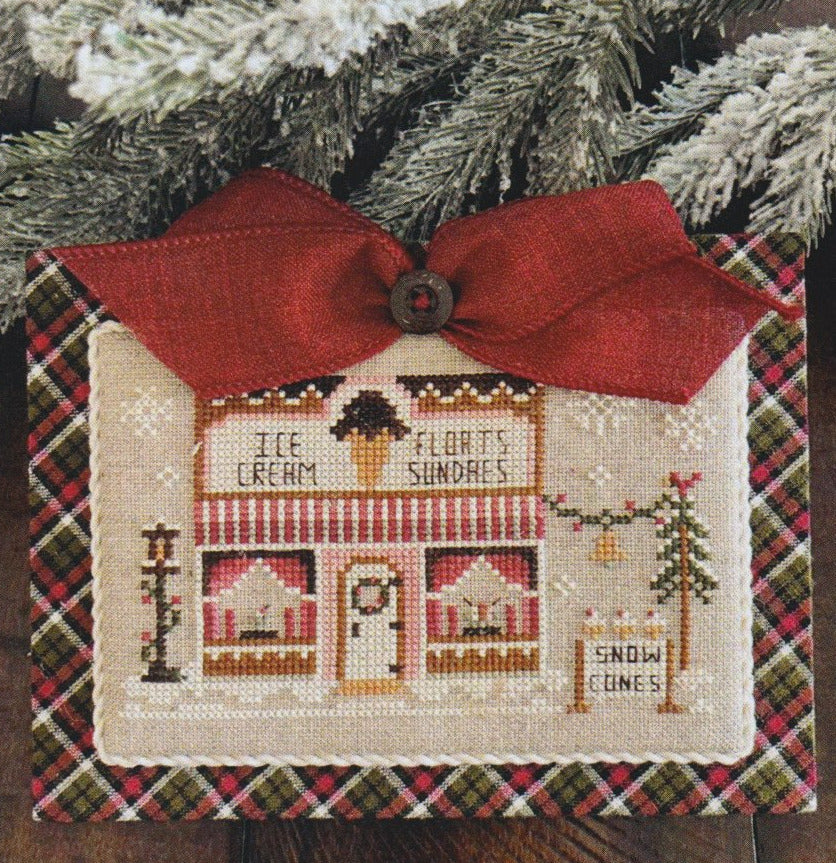 Hometown Holiday Ice Cream Shop by Little House Needleworks