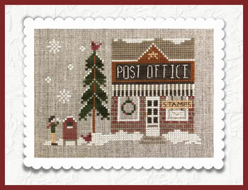 Hometown Holiday Post Office by Little House Needleworks