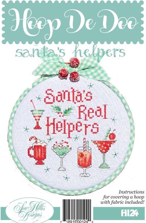 Hoop De Doo Santa's Helpers by Sue Hillis Designs