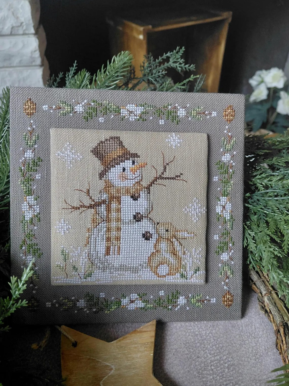 Il bosco d'inverno - Snowman by Serenita di campagna