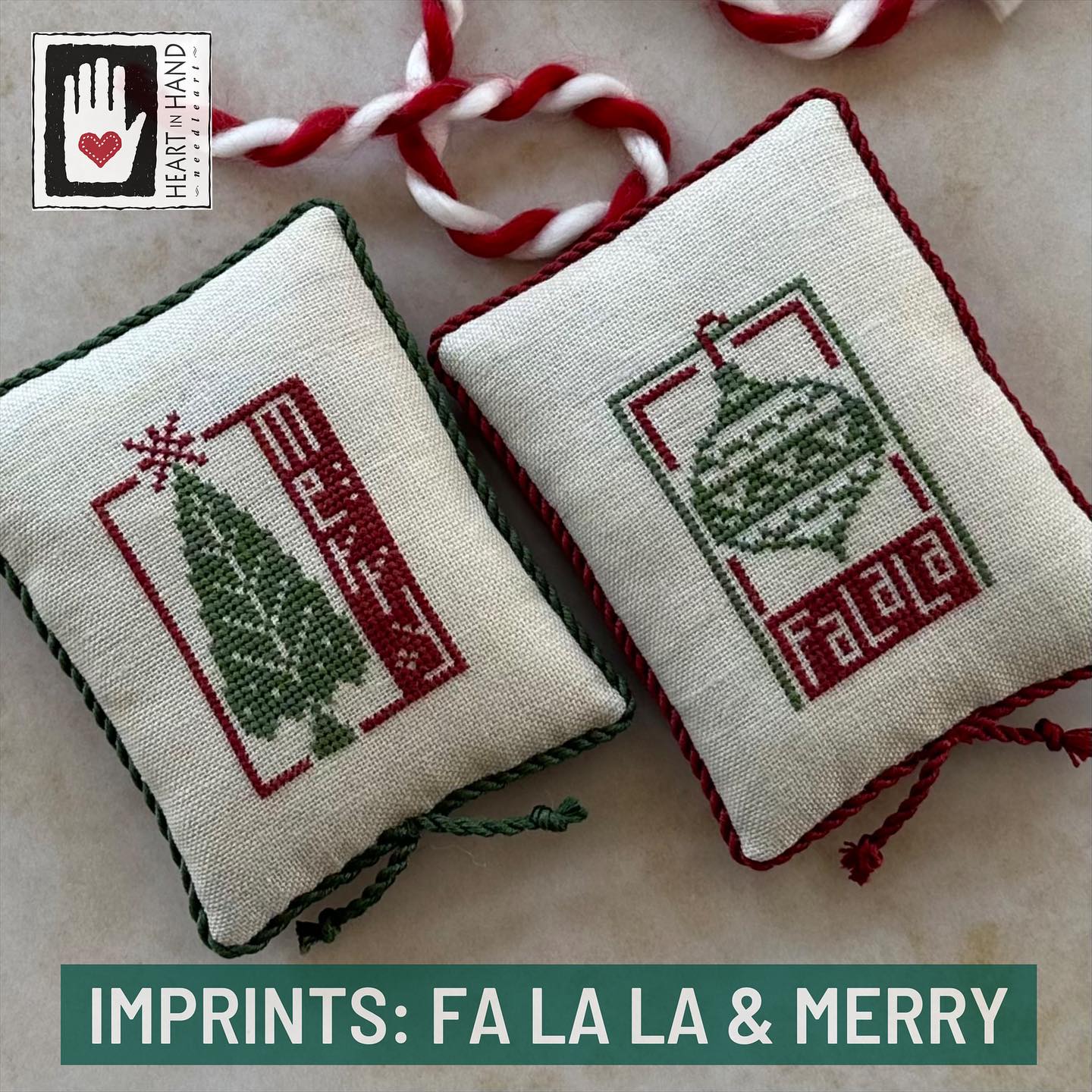 Imprints Fa La La and Merry by Heart in Hand