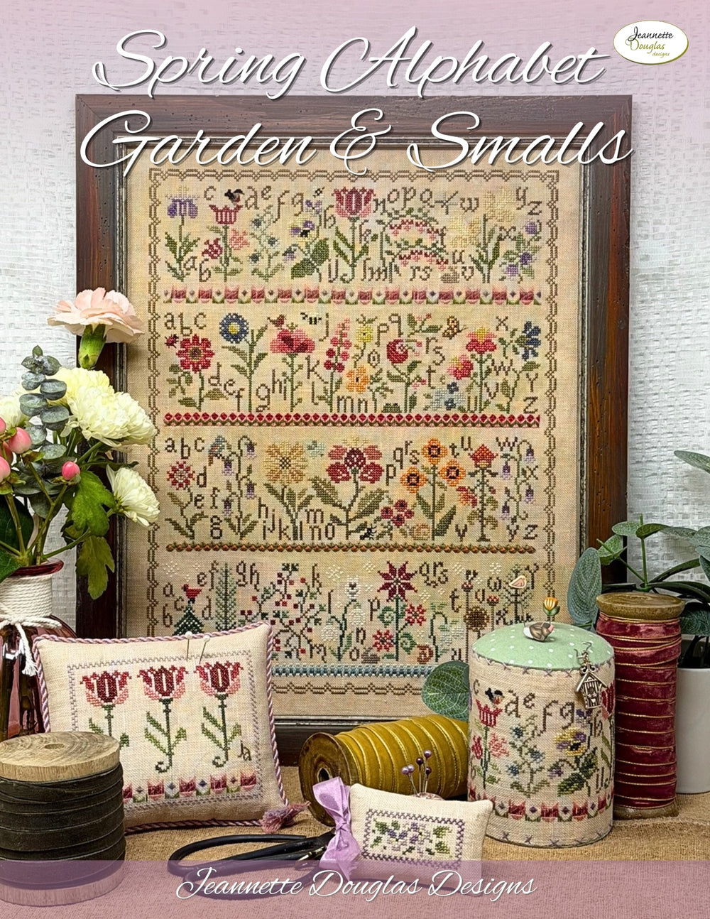 Spring Alphabet Garden & Smalls - Jeannette Douglas Designs - Preorder - BeStitchMe