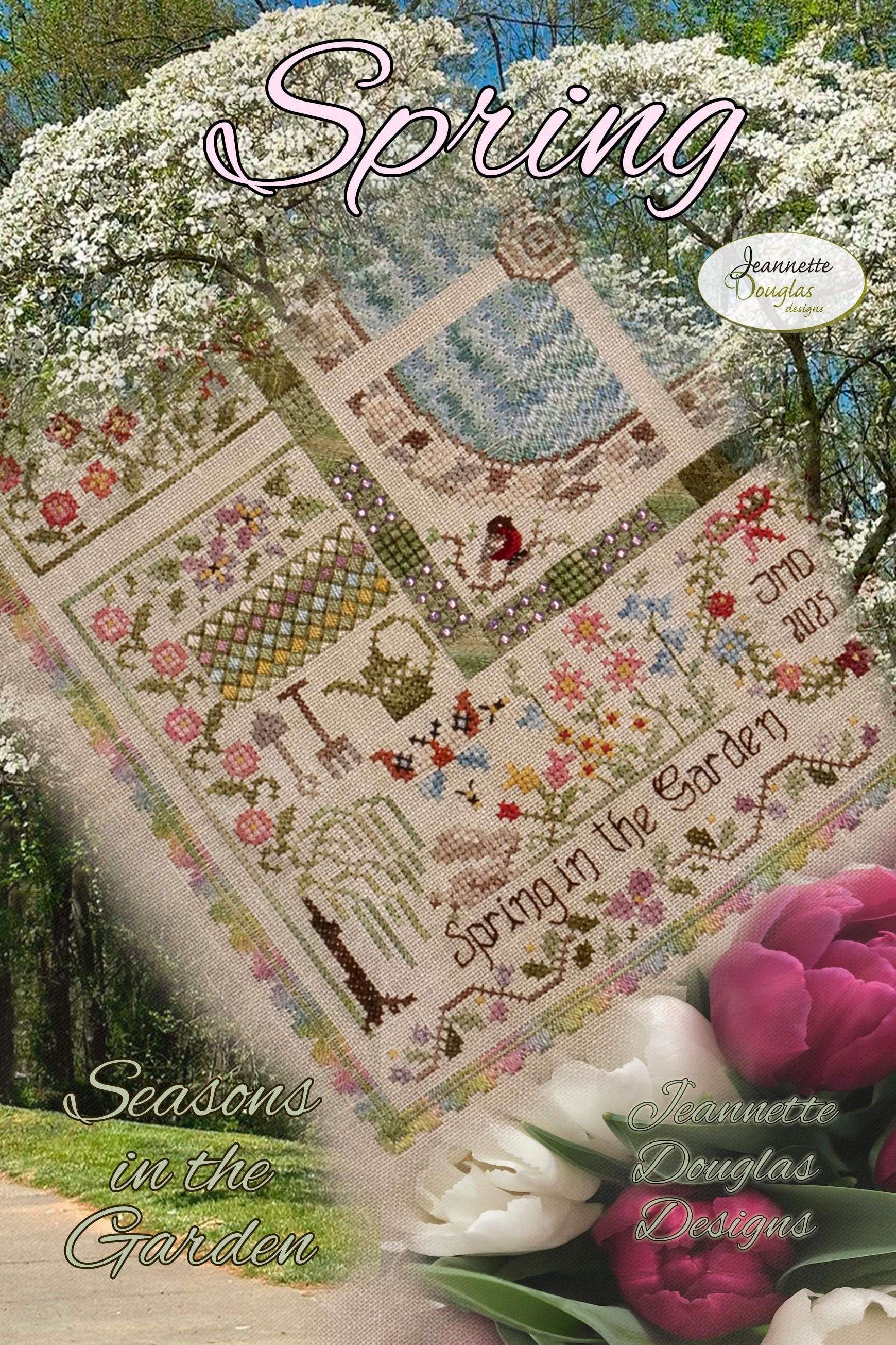 Spring - Seasons in the Garden - Jeannette Douglas Designs - Preorder - BeStitchMe