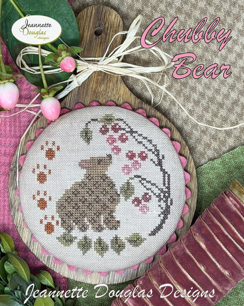Chubby Bear - Jeannette Douglas Designs - Preorder - BeStitchMe
