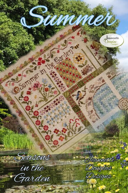 Summer Seasons in the Garden by Jeannette Douglas Designs