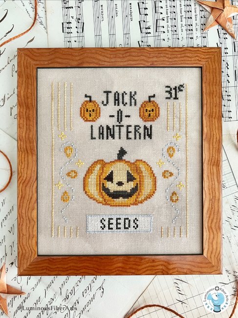 Jack-O-Lantern Seeds by Luminous Fiber Arts