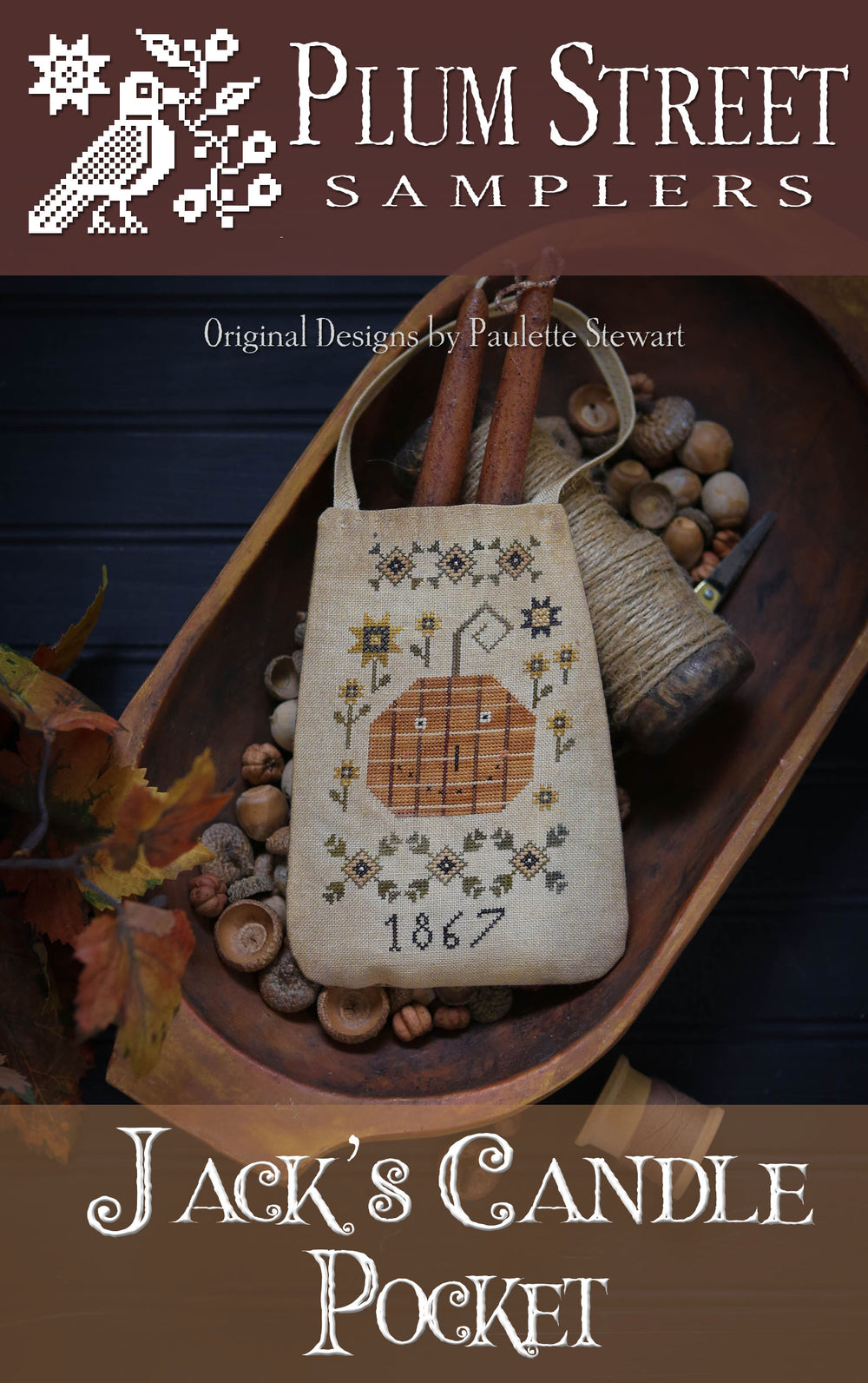 Jack's Candle Pocket by Plum Street Samplers