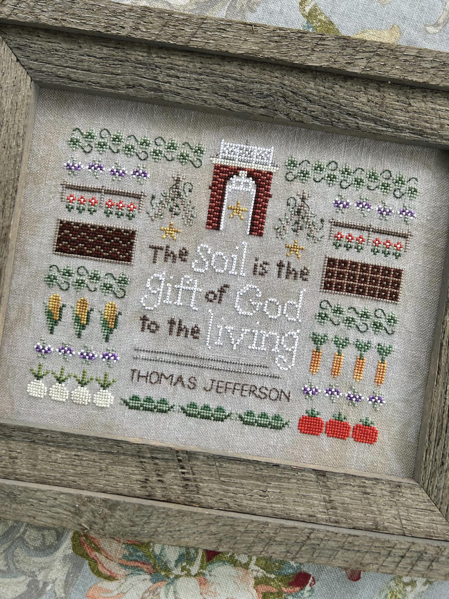 Jefferson's Garden by Sweet Wing Studio