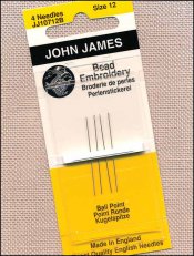 John James Bead Embroidery Needles Size 12