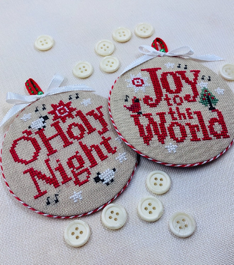Joyful Christmas Ornaments 2025 by Stitches by Ethel