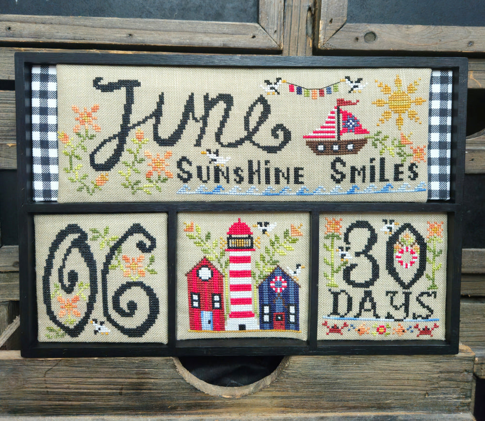 June Sunshine Smiles by Quaint Rose NeedleArts