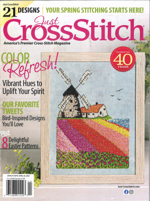 Just Cross Stitch Magazine April 2023