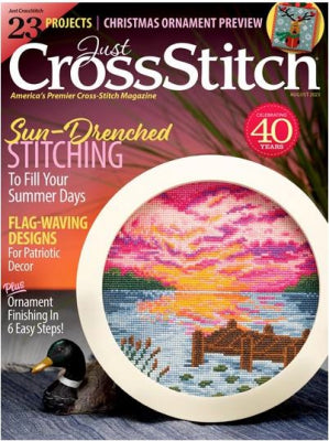 Just Cross Stitch Magazine August 2023