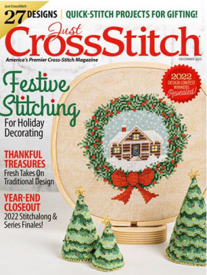 Just Cross Stitch Magazine December 2022
